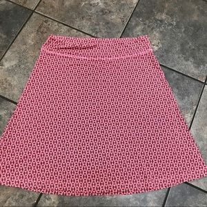 Fresh Produce Skirt Pink/Gray Pull On Sz Sm